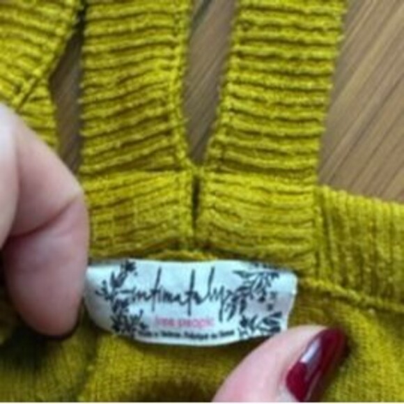 FREE PEOPLE that easy tank top in Alchemy yellow Medium - Picture 4 of 4